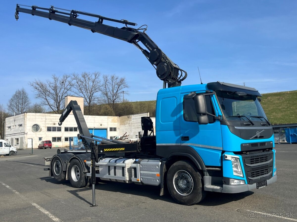 VOLVO FM 420 / 6x2/ 2016/ Hákový nosič + HIAB 166 +DO