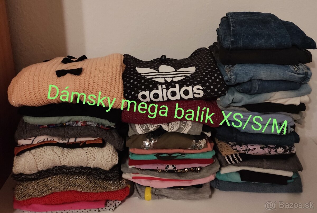 Mega balík XS S menšie M