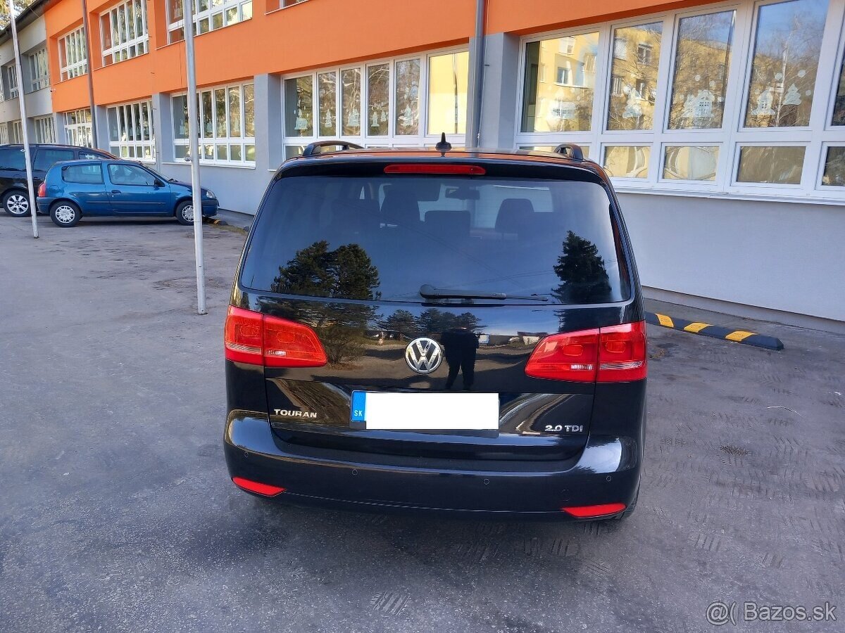 vw touran 2.0 tdi, 7.miestny, rok vyr. 2013, stk-ek -2026