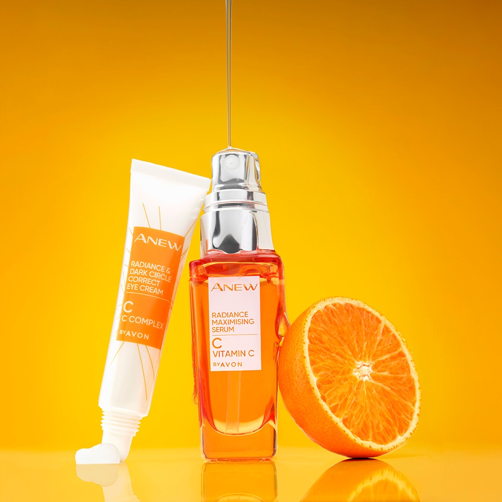 Set = Rozziarujuce serum s vitaminom C Anew + očny krem Avon