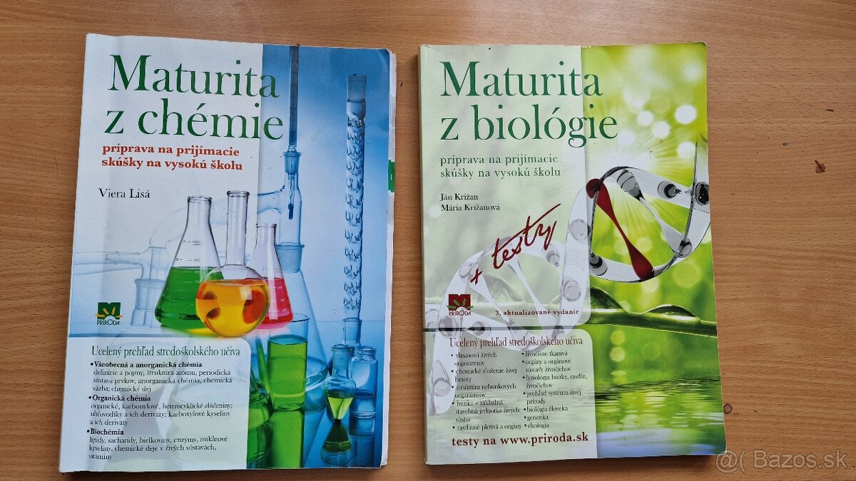 Maturita z biológie, maturita z chémie