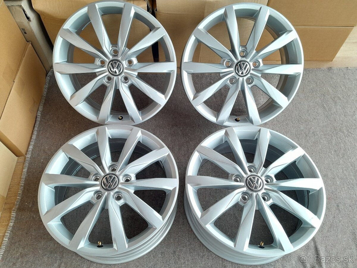 Alu disky R17 5x112 Et48 6J Volkswagen Škoda Seat Audi