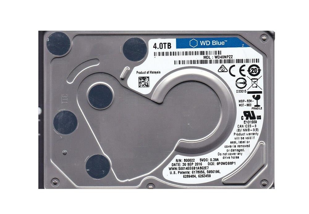 WD  2,5'' 4TB  HDD 5400RPM