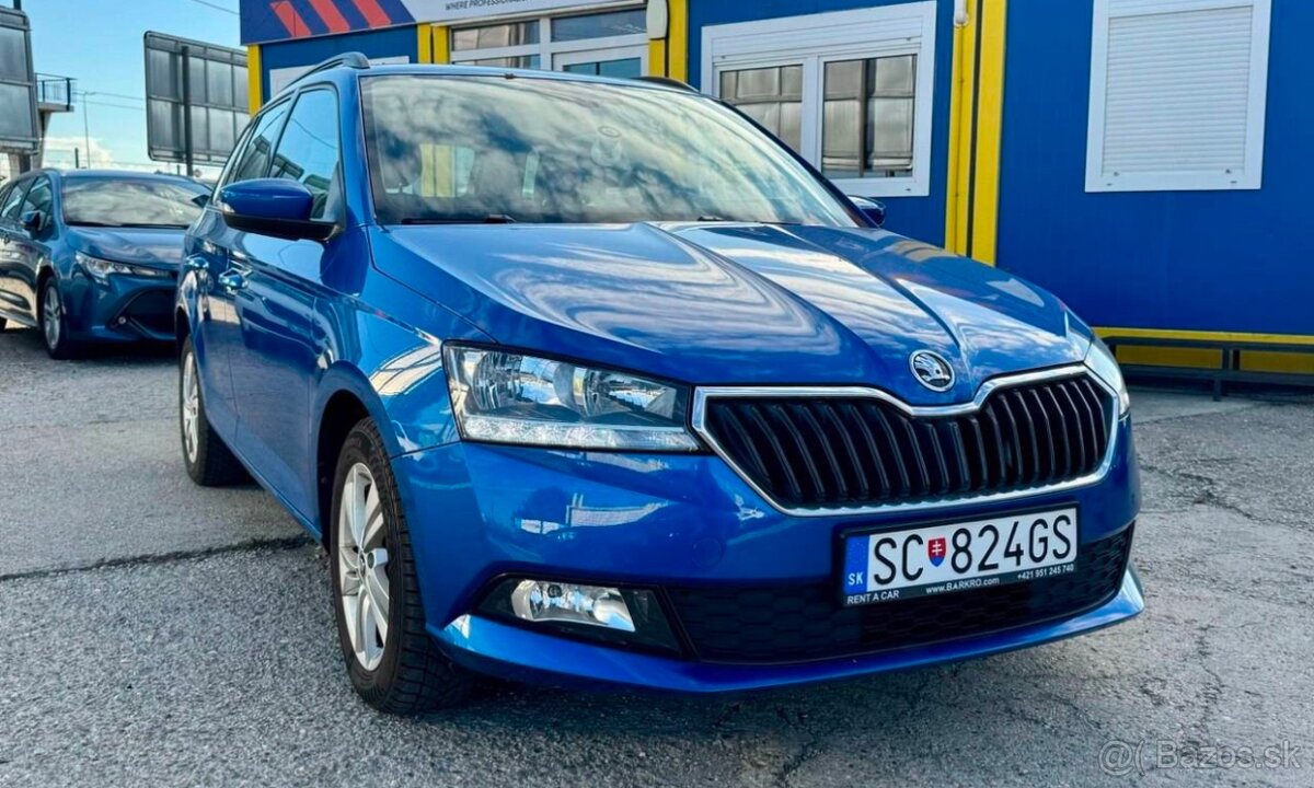 Škoda Fabia Combi 1.0 TSI Tour Joy DSG - modrá