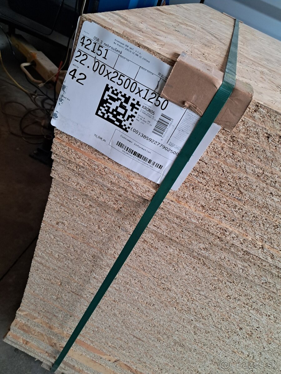 OSB DOSKY 2500X1250X22MM