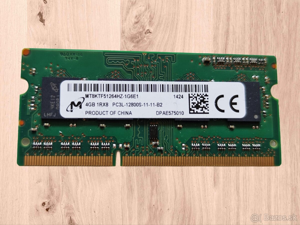 2x Ram 4GB DDR3L