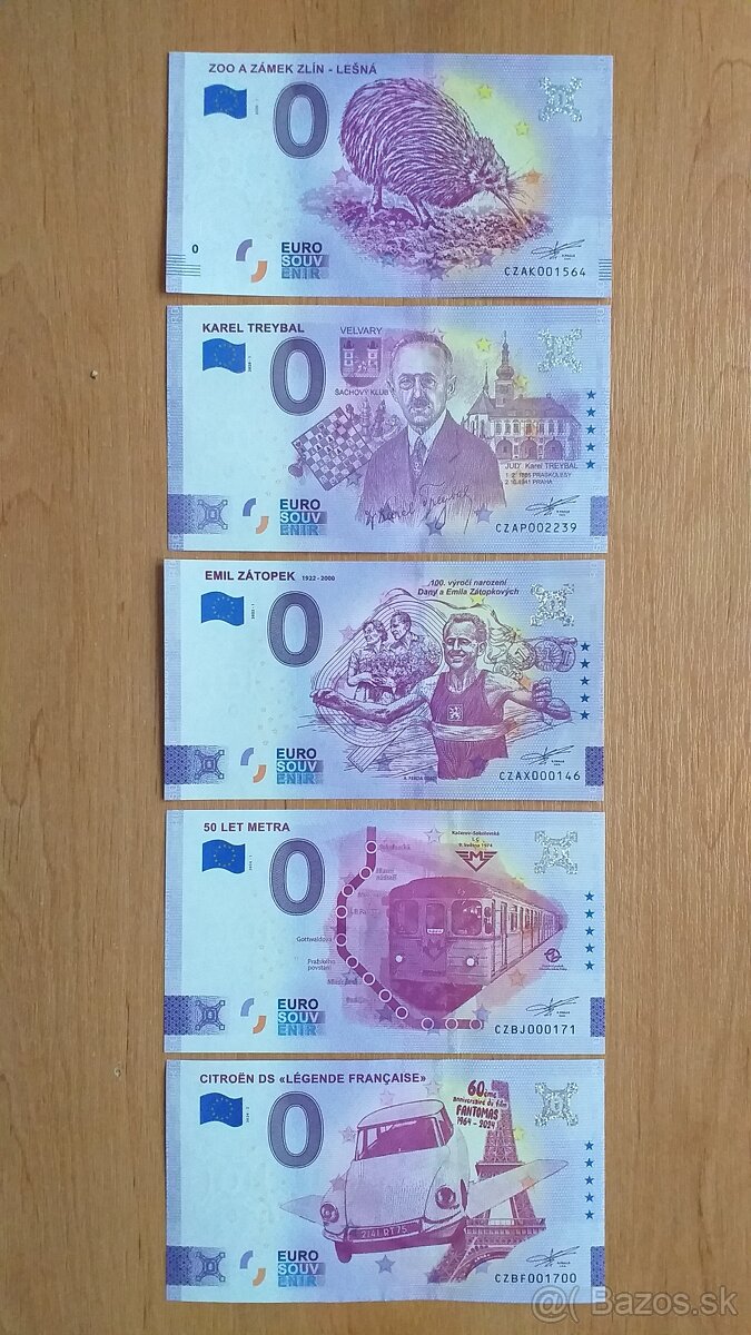 0 euro bankovka, 0 euro souvenir, 0€ bankovka 3