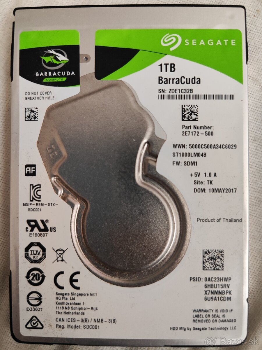 Seagate BARACUDA 1TB