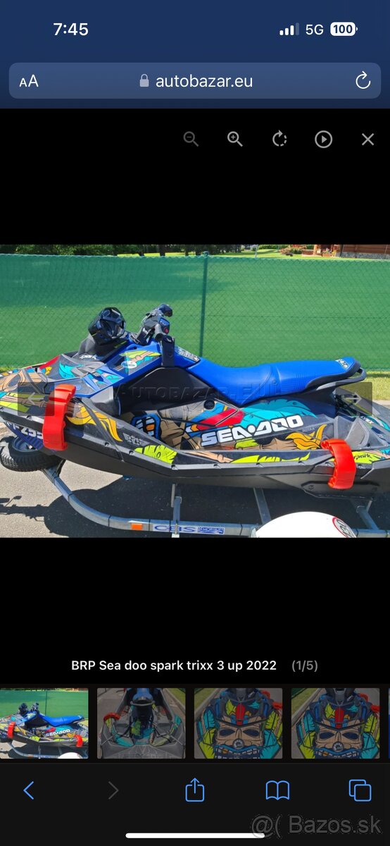 Sea doo spark trixx 3 up