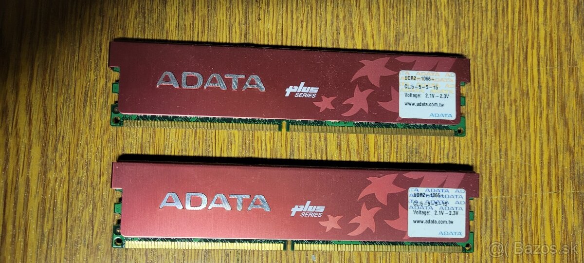 Predám pamäte DDR2 / 8GB / A-DATA a Corsair