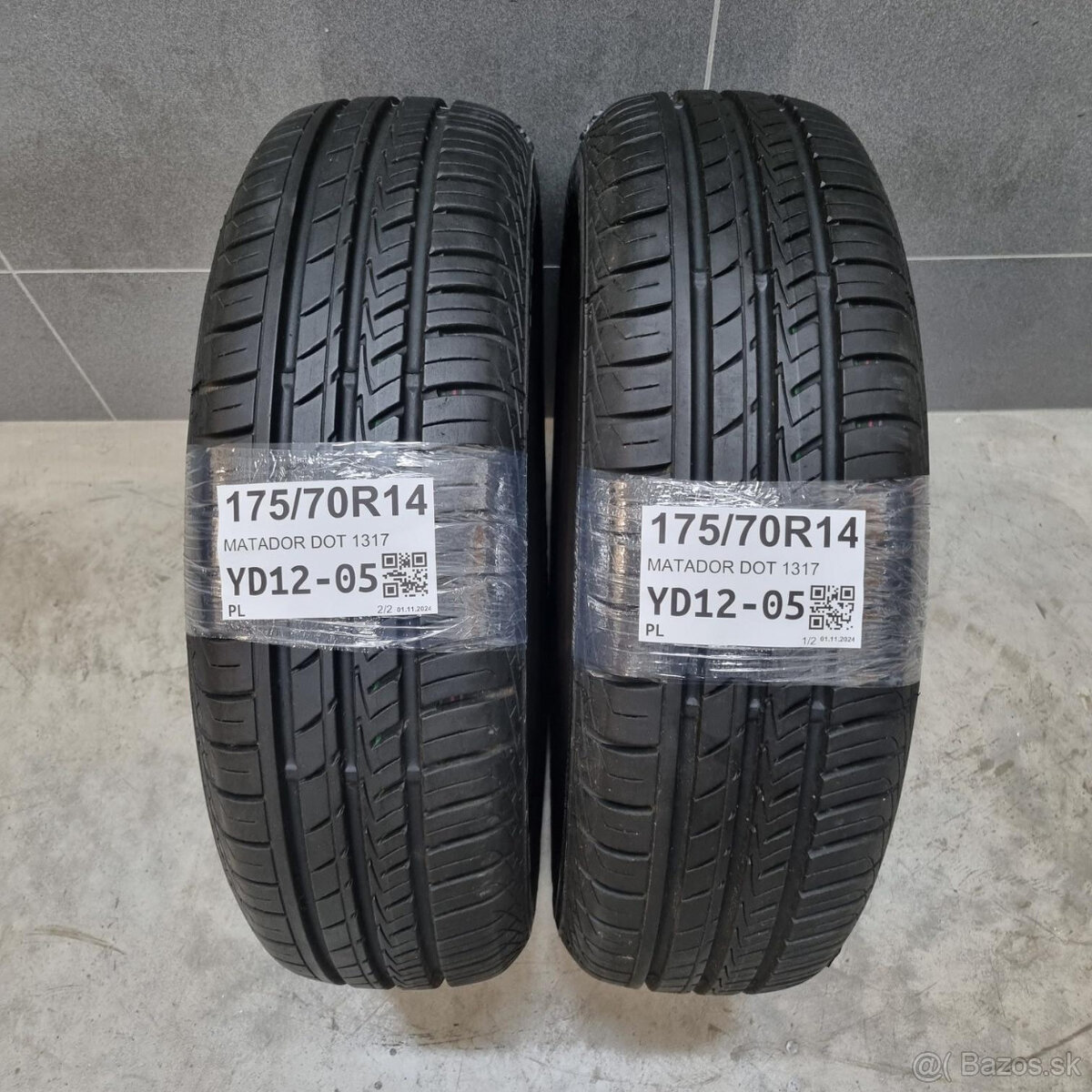 Letné pneumatiky 175/70 R14 MATADOR DOT1317