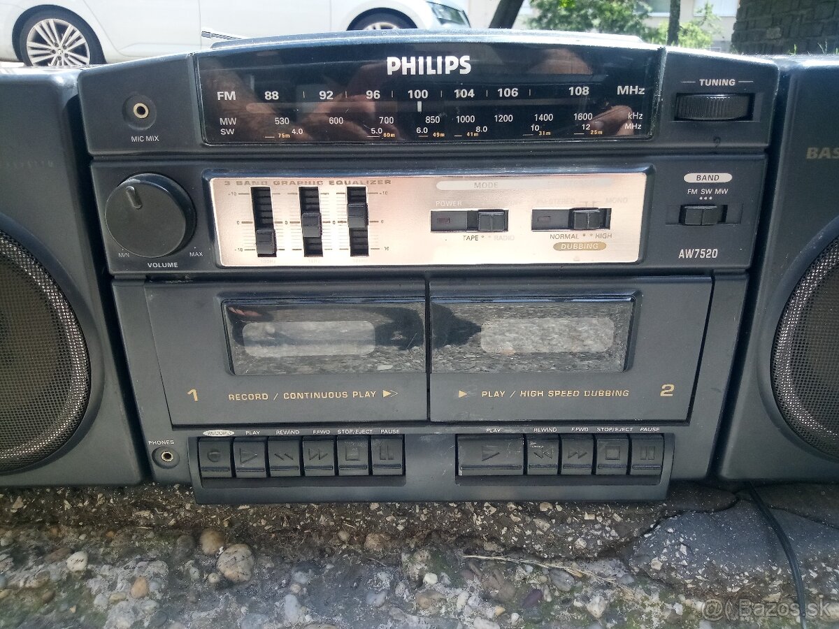 Retro radiomagnetofon Philips AW 7520