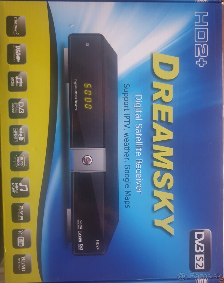 Dreamsky HD2+ satelitny prijimač