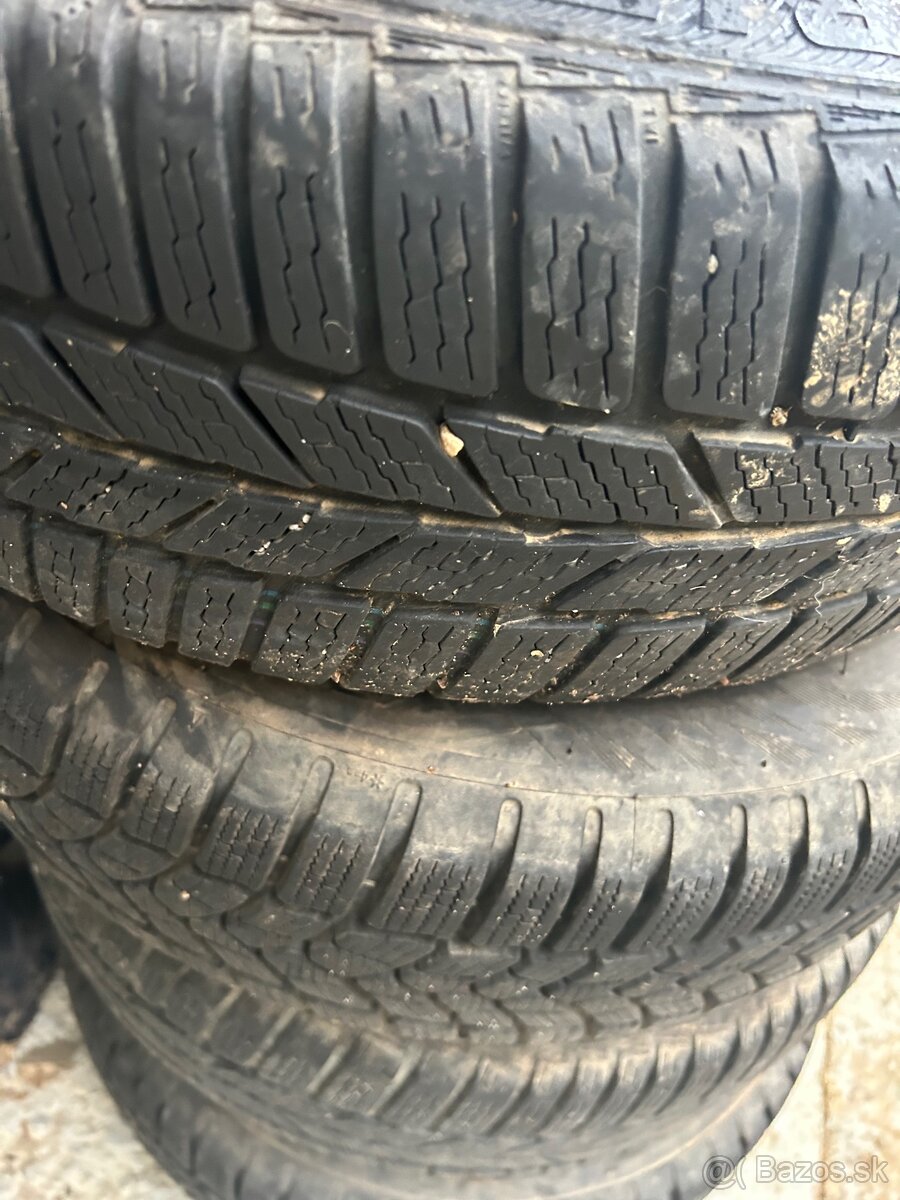 Predám kolesa 4x100 r14 so zimnými pneu 175/65 r14