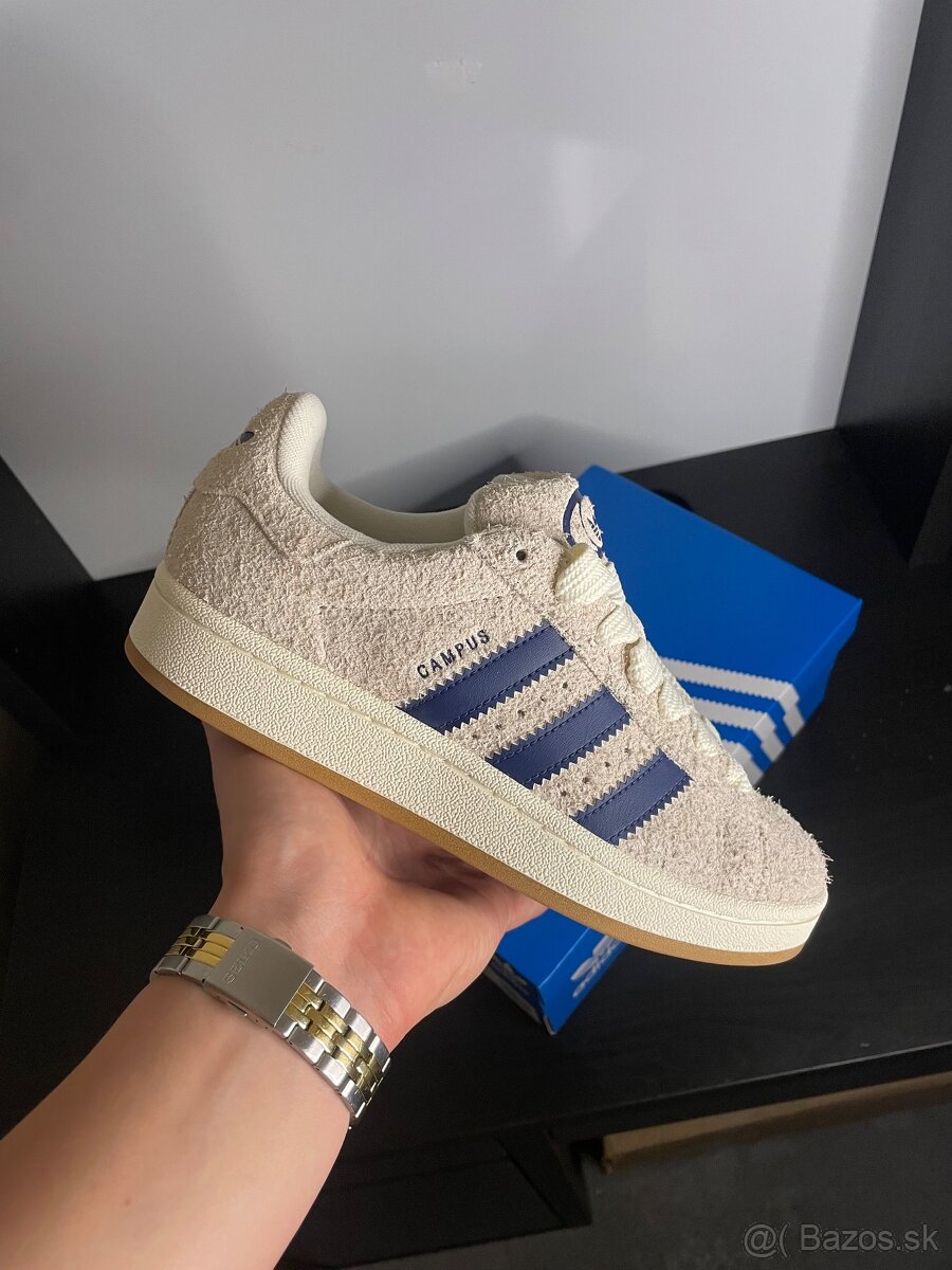 Adidas Campus 00s Cream White Dark Blue