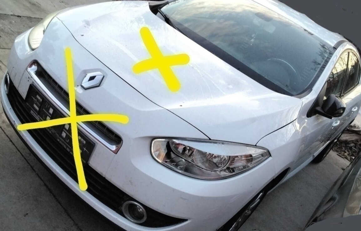 Renault Fluence 2013 predám DVERE, Airbagy sada palubovka pá