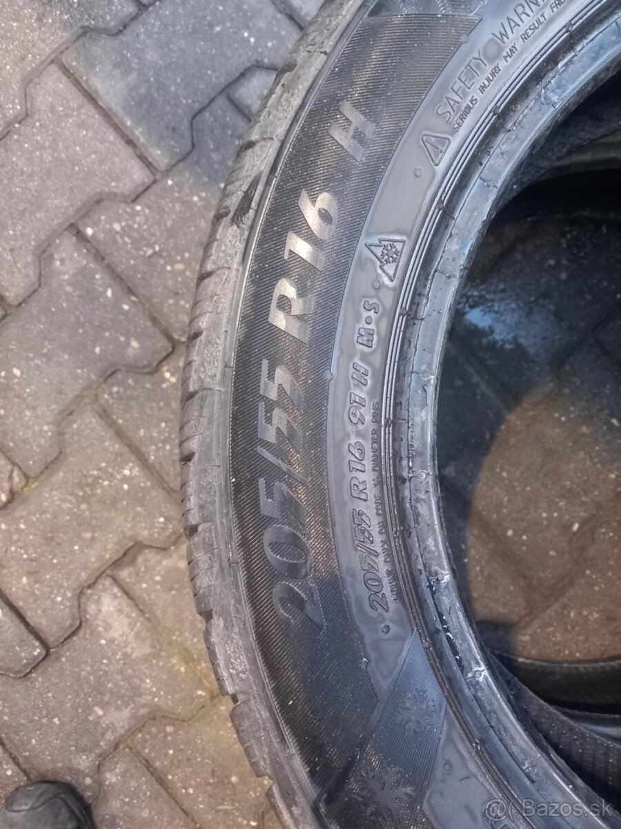 Pneumatiky zimné 2ks - MATADOR 205/55/R16