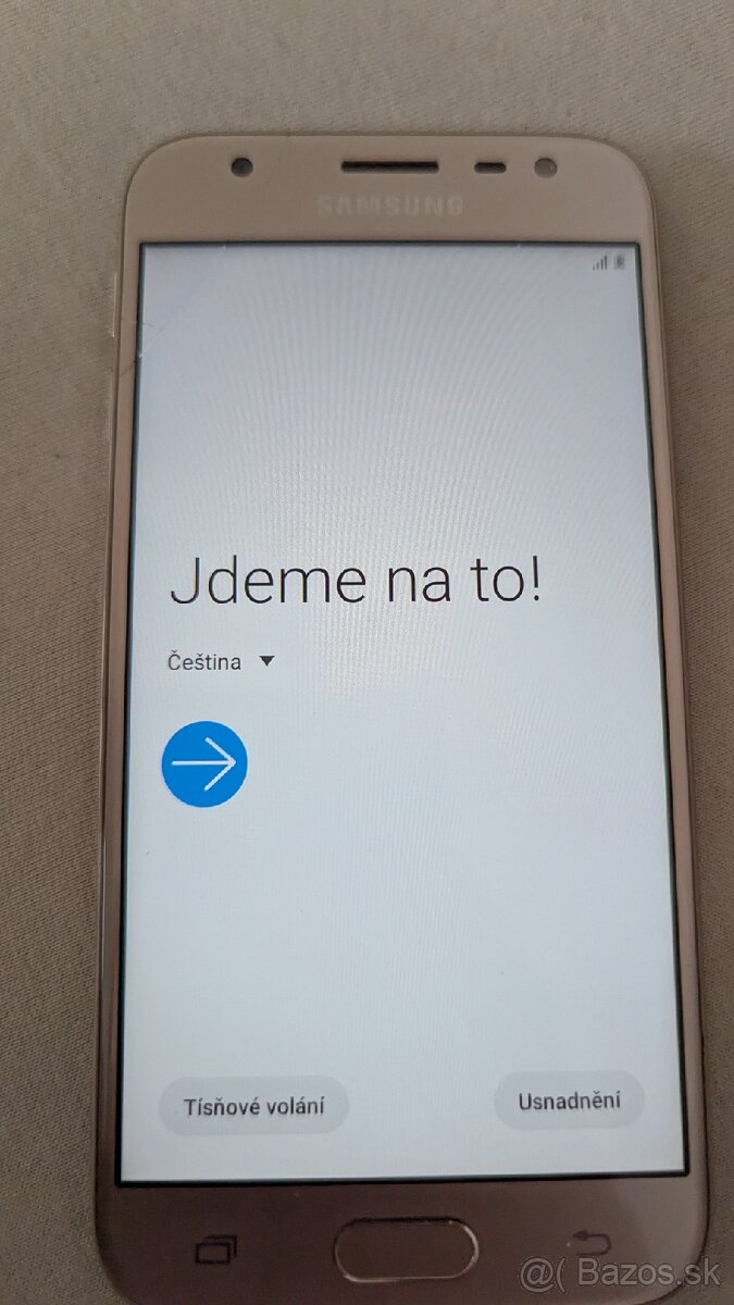 Samsung Galaxy J3 Duos, J330, Dual SIM, zlatý

