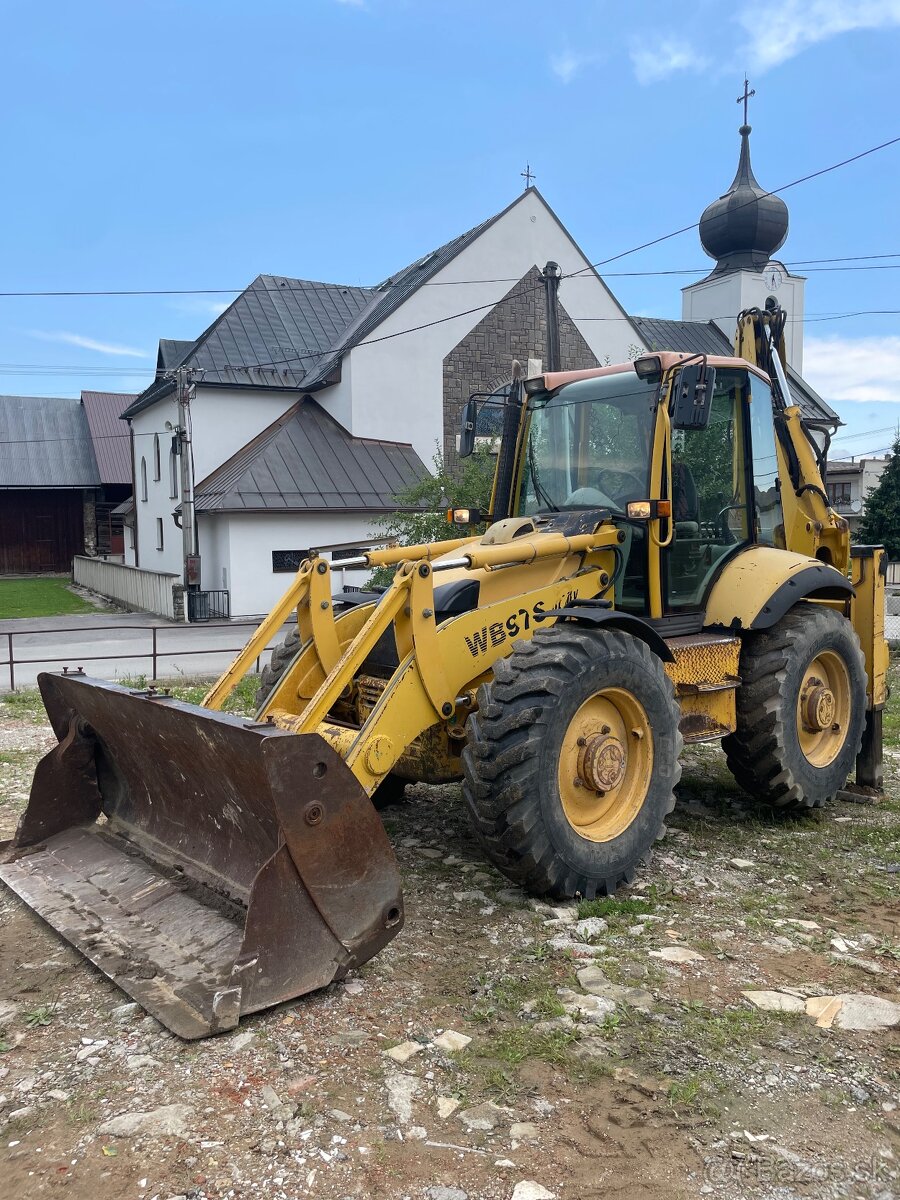 Predám traktorbáger Komatsu WB 97S s TP