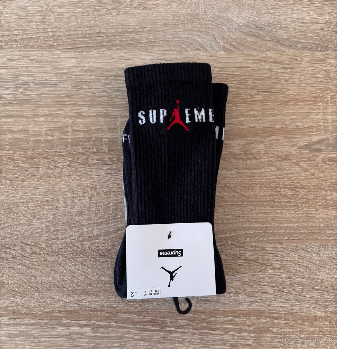 Supreme x Jordan Black Socks