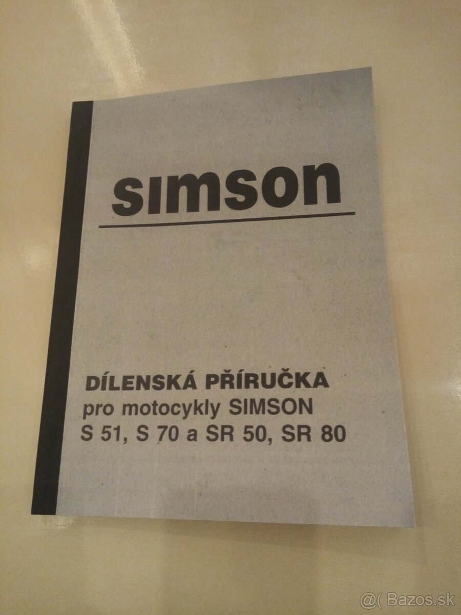 Simson-dielenská prìručka+Katalog