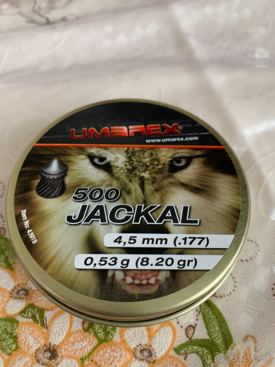 Diabolky JACKAL 4,5mm drazkovanie