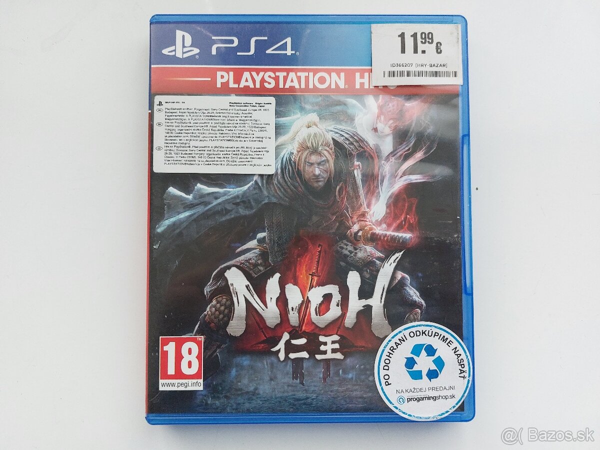 Nioh --- postovne 1e ---