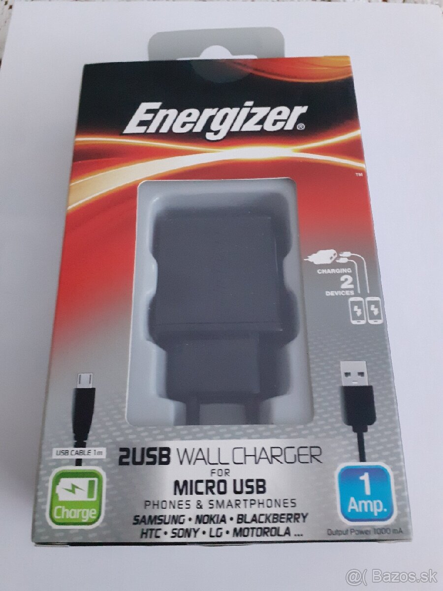 USB NABÍJAČKA ENERGIZER