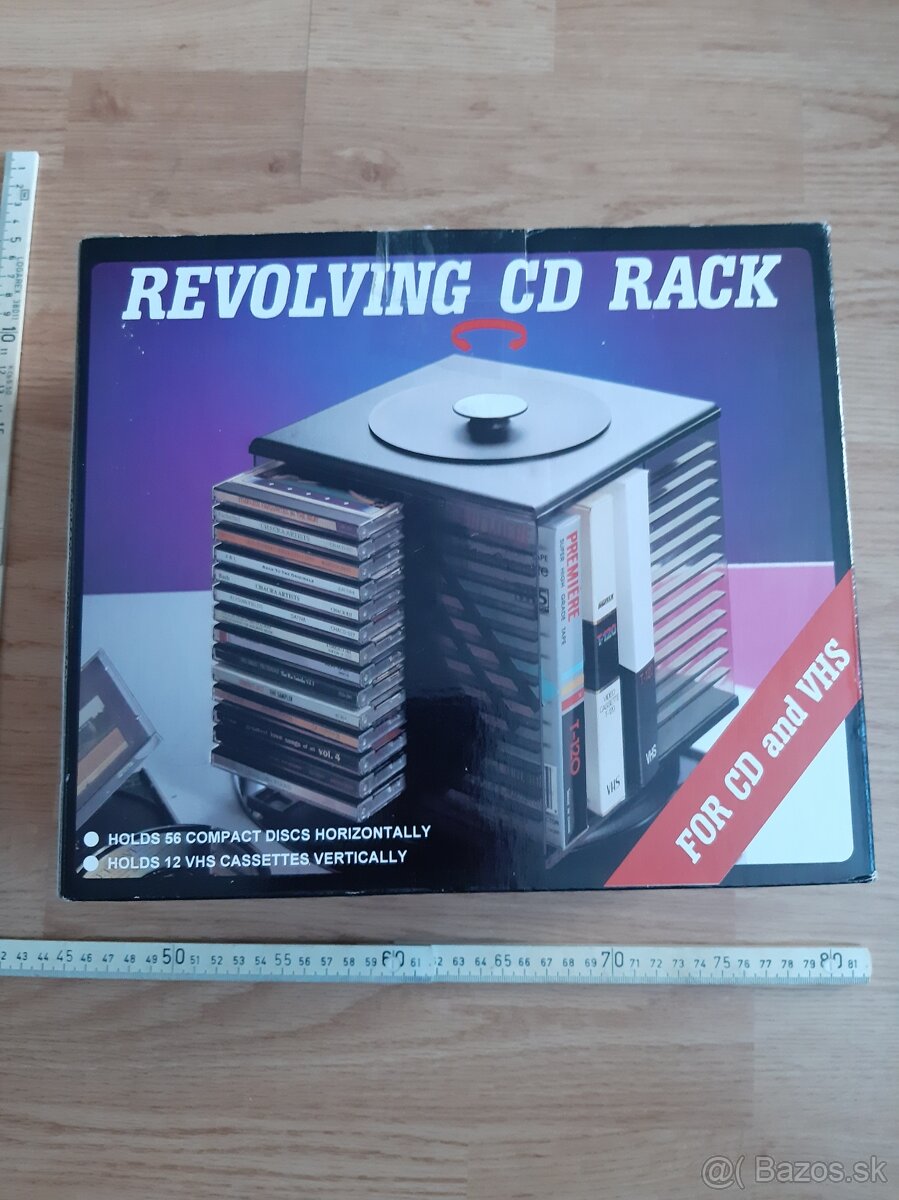 Otočný organizer,  STOJAN NA CD alebo VHS