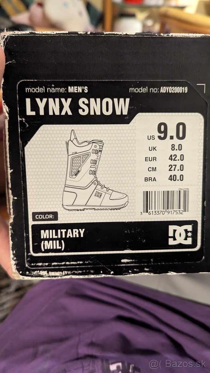 Snowboardove topanky DC - Lynx snow