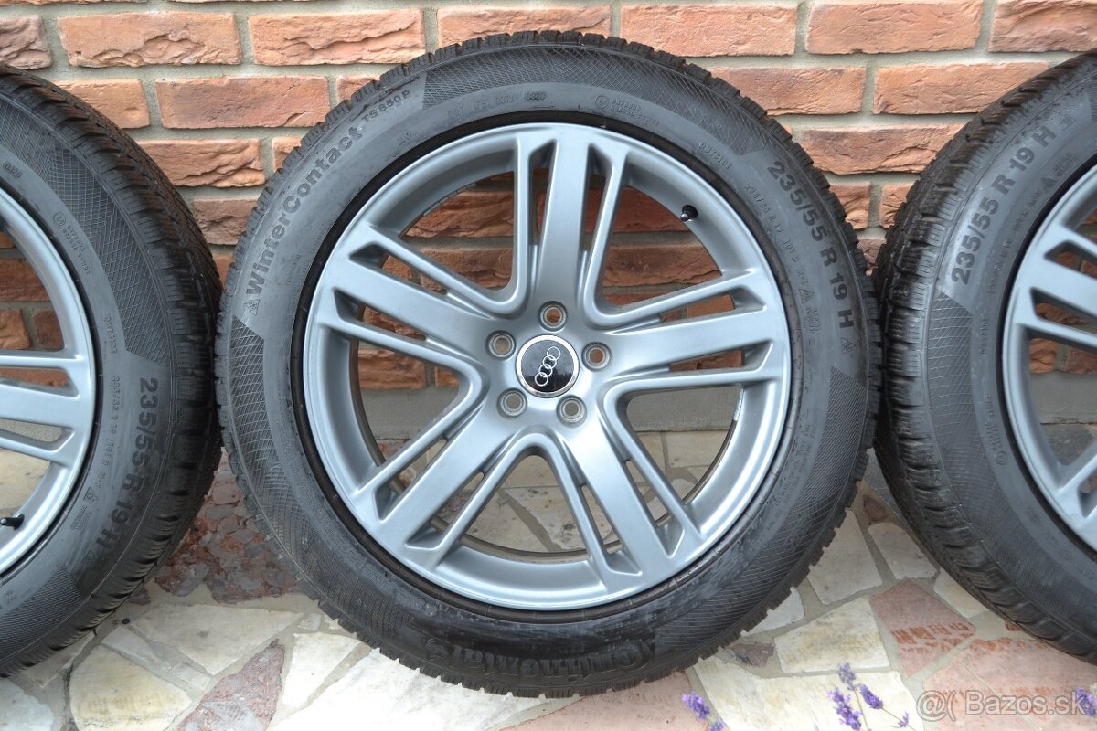 5x112 R19 Zimna sada Audi Q5 + 235/55 R19 Continental Zimne