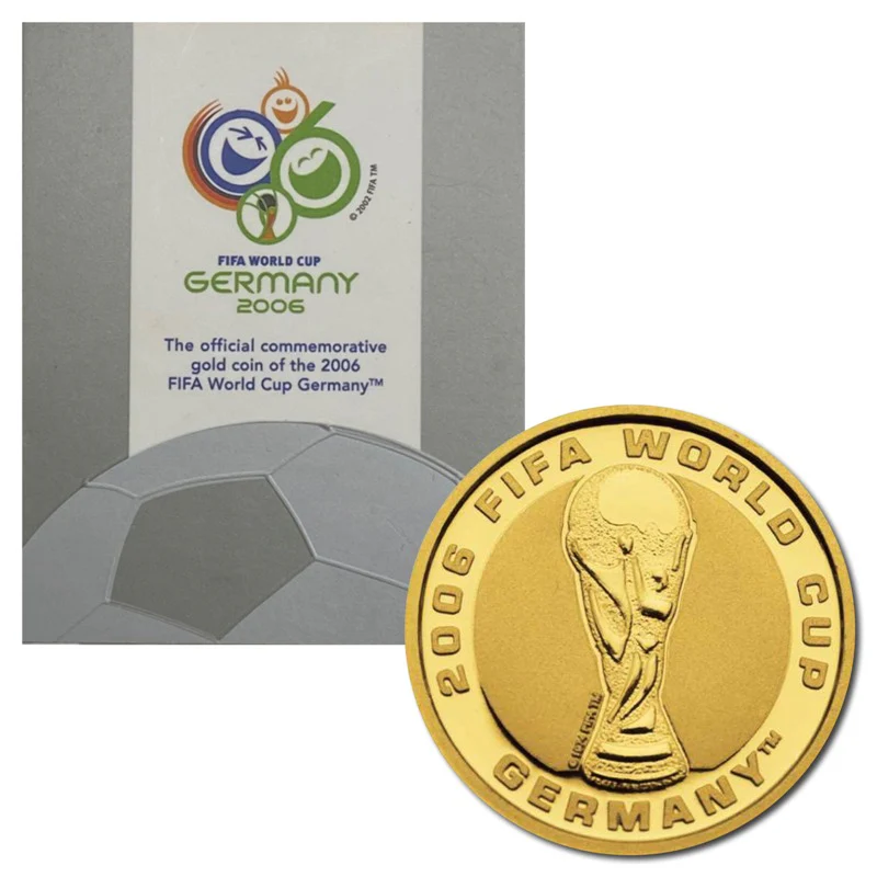 Zlatá investičná minca 1/25oz FIFA World Cup 2006 PROOF