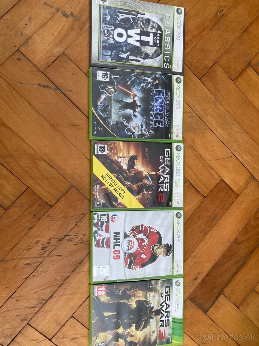 Predám hry na Xbox 360