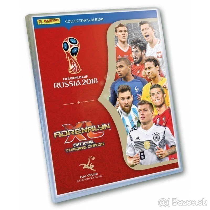 Karticky PANINI adrenalyn FIFA WORLD CUP RUSSIA 2018