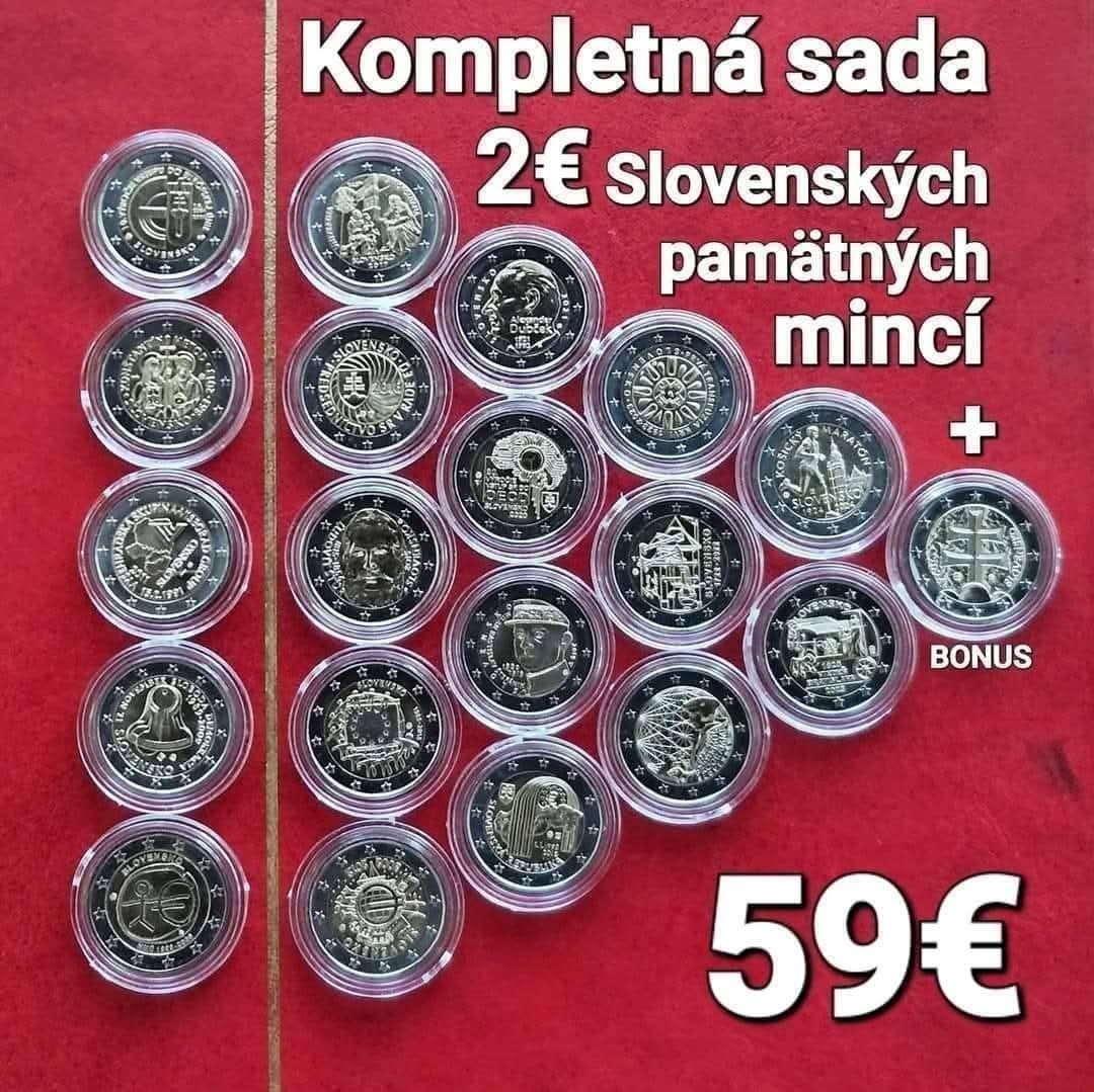 2€ SLOVENSKÉ pamätné mince