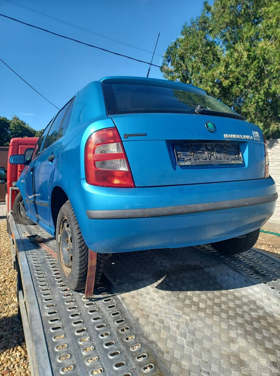 Rozpredám škoda Fabia 1.4 16v 74kw AUB