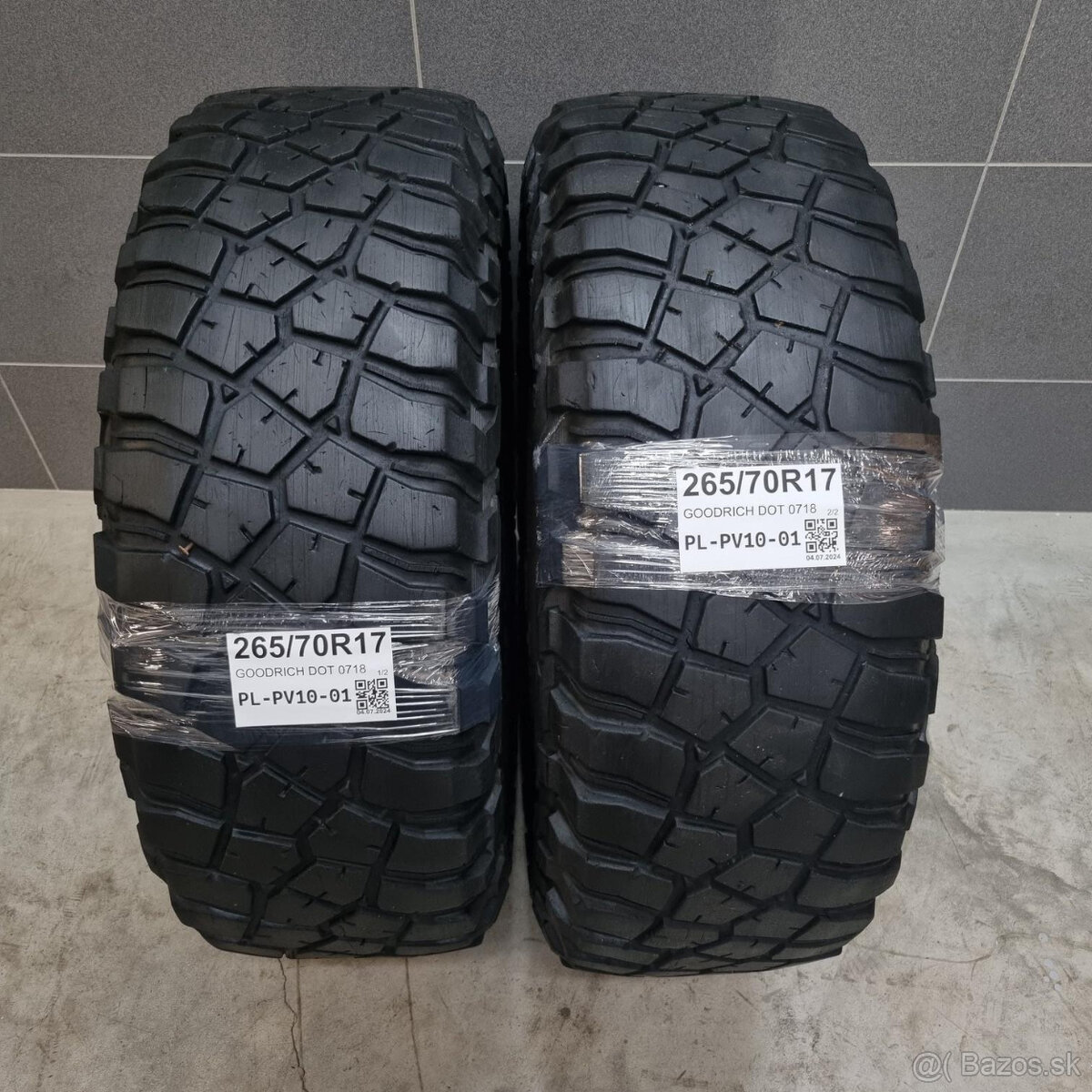 Letné pneumatiky 265/70 R17 BFGOODRICH DOT0718