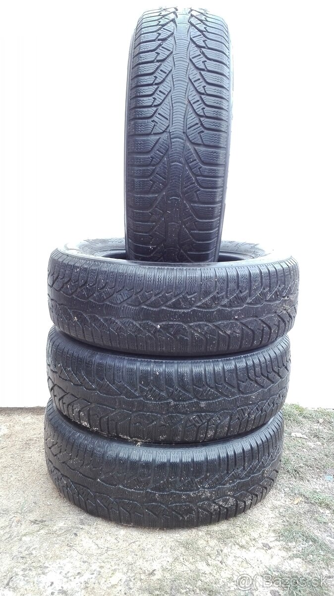 Predám 4 jazdené zimné pneumatiky Kleber Krisalp 215/65 R16