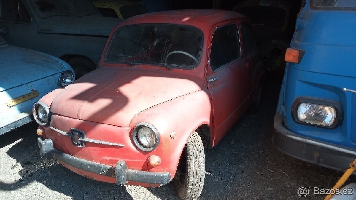 Fiat 600 první model protivítr