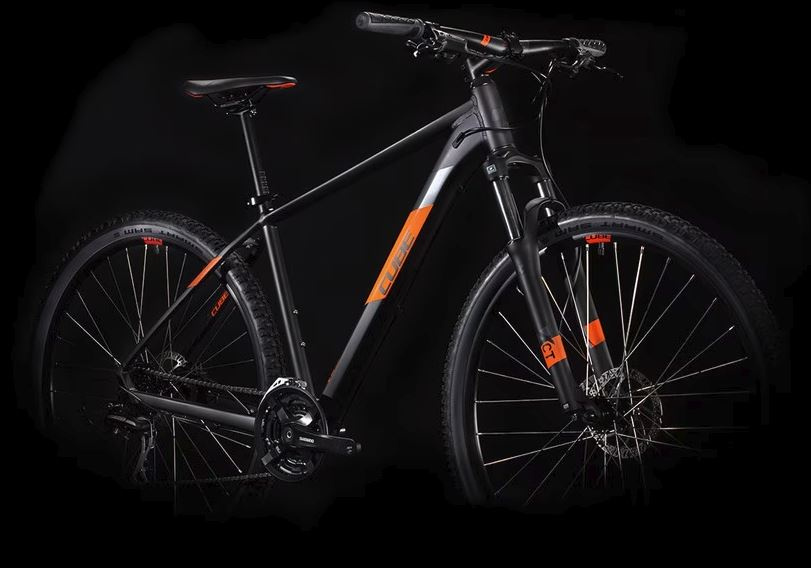 Bicykel CUBE Aim Pro black'n'orange 2020 19"/29"