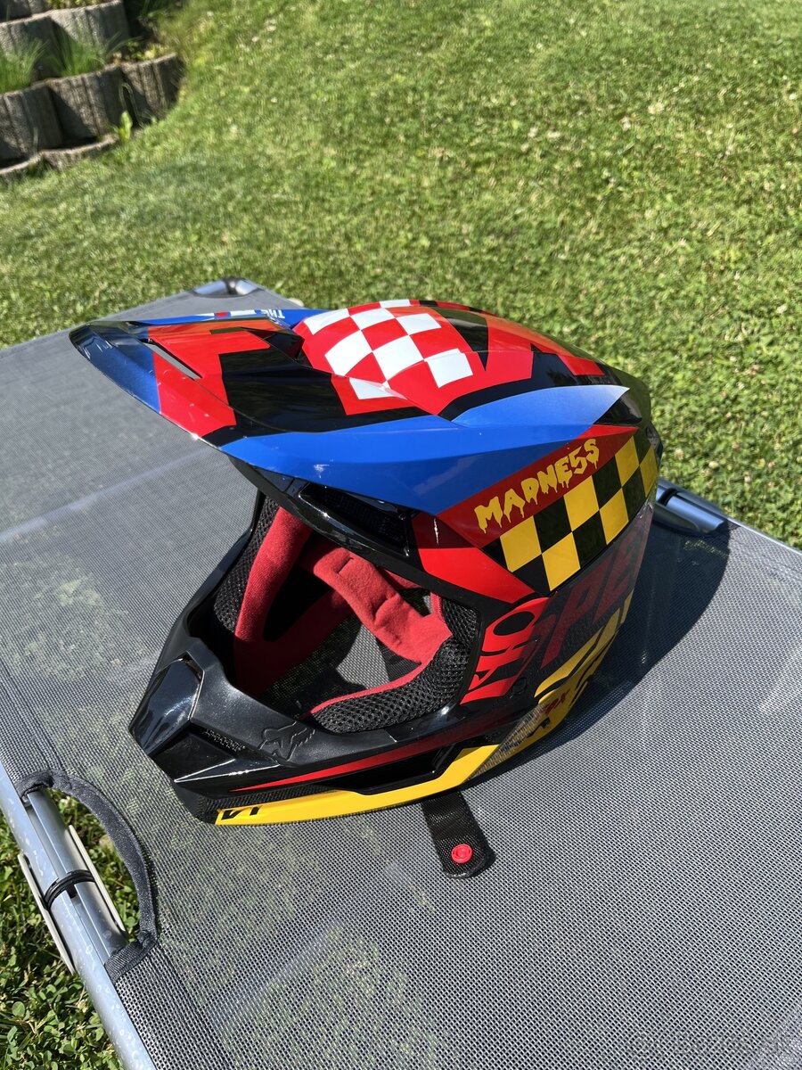 Fox V1 Prilba helma na motorku  enduro motocross