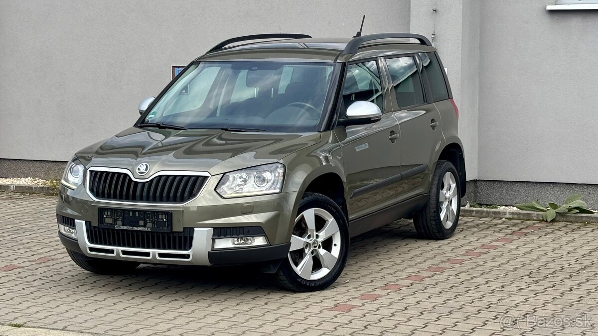 Škoda Yeti, 2.0 TDI DSG 4X4 125kW r.2014 1.majitel