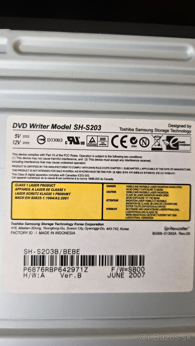 DVD Writer SH-S203