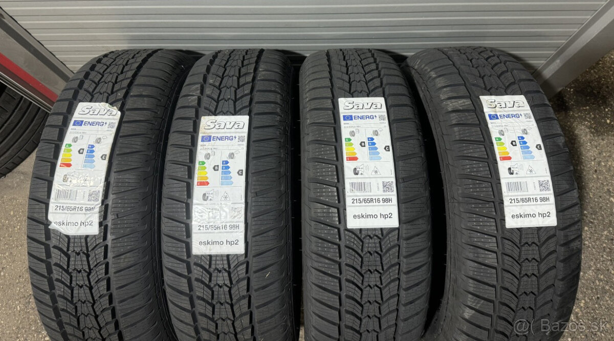 Zimné pneumatiky 215/65 R16 Sava DOT2023/2024