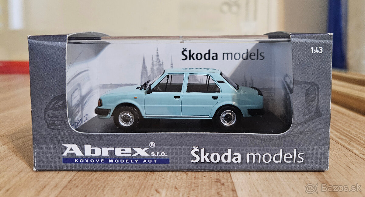 Abrex 1:43 Škoda 120L modrá světlá 1.edice