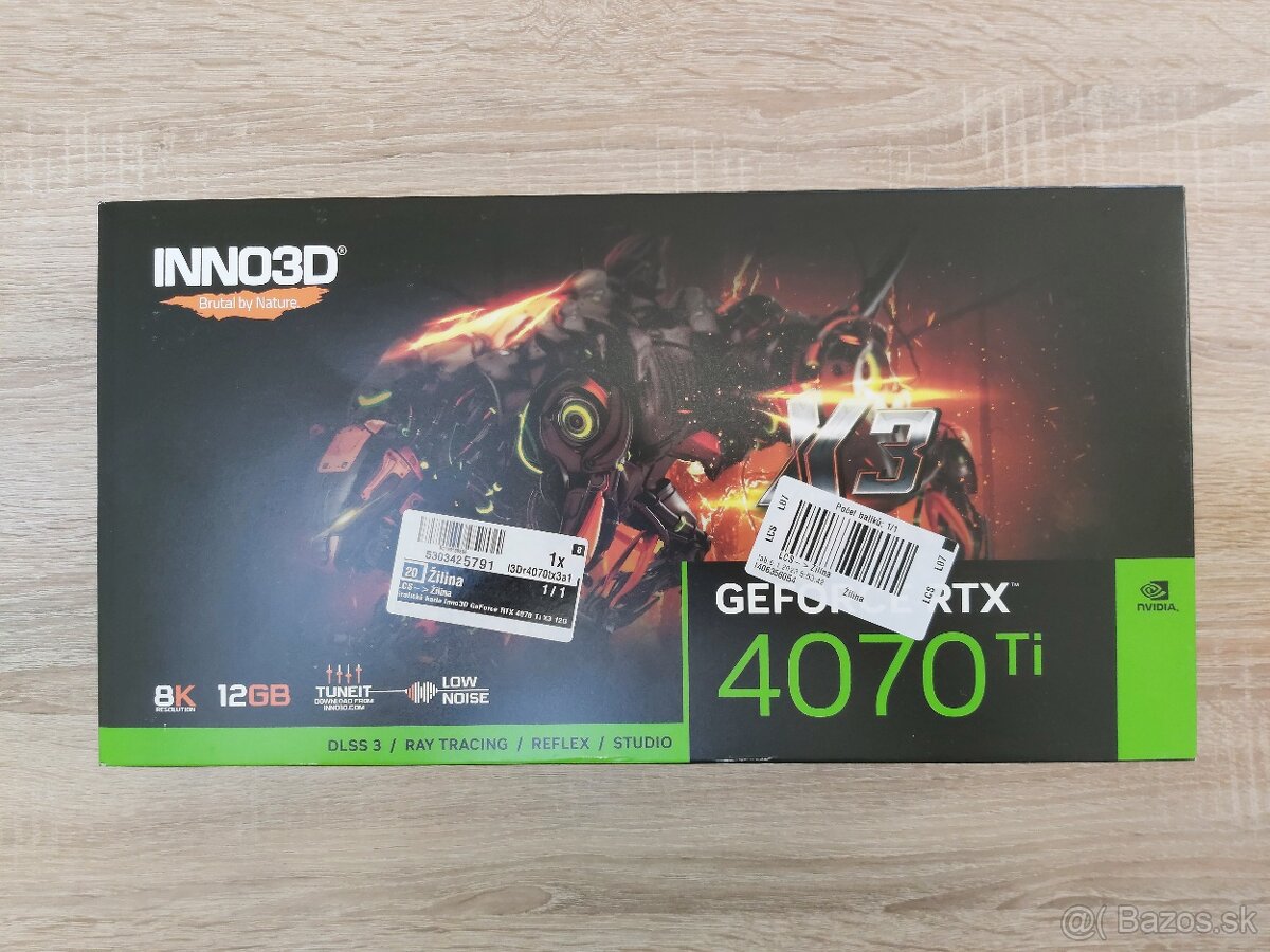 Inno3D GeForce RTX 4070 Ti X3 12G