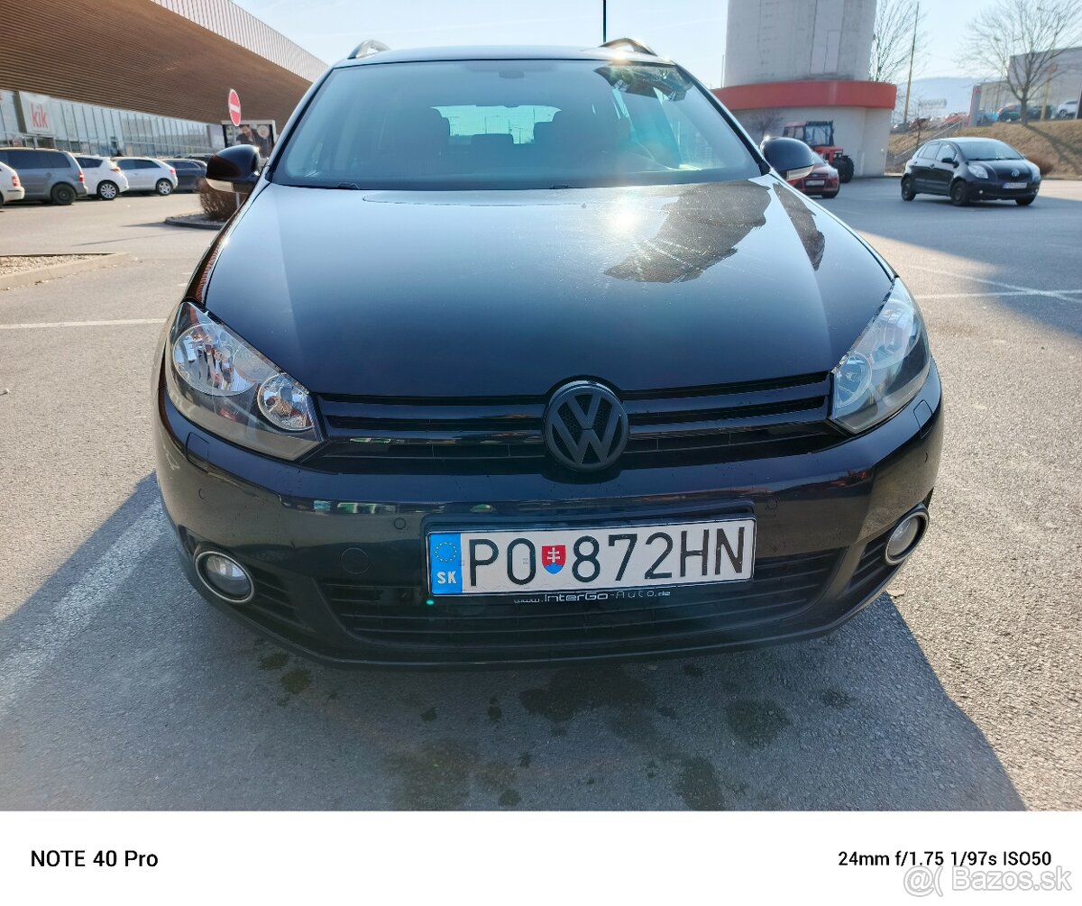 VW golf 6  1,6 TDI  77 KW  variant.