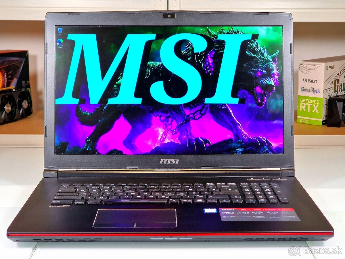 Herný notebook MSI LEOPARD | 17,3" | I7-6700HQ | SSD | ZÁRUK