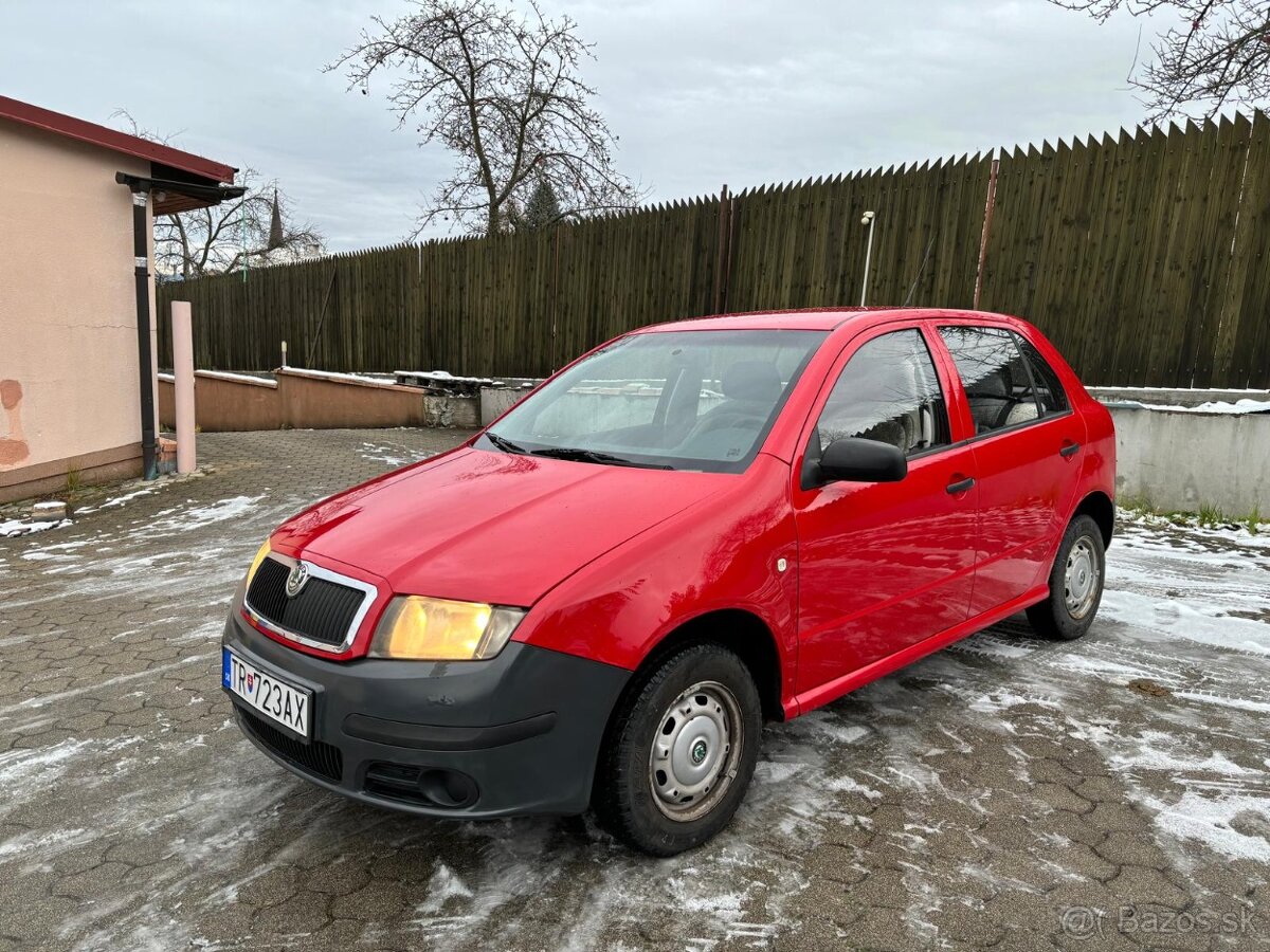 Škoda Fabia 1 1.2 HTP - 2006, 48t km, 2x kolesa, STK do 3/26