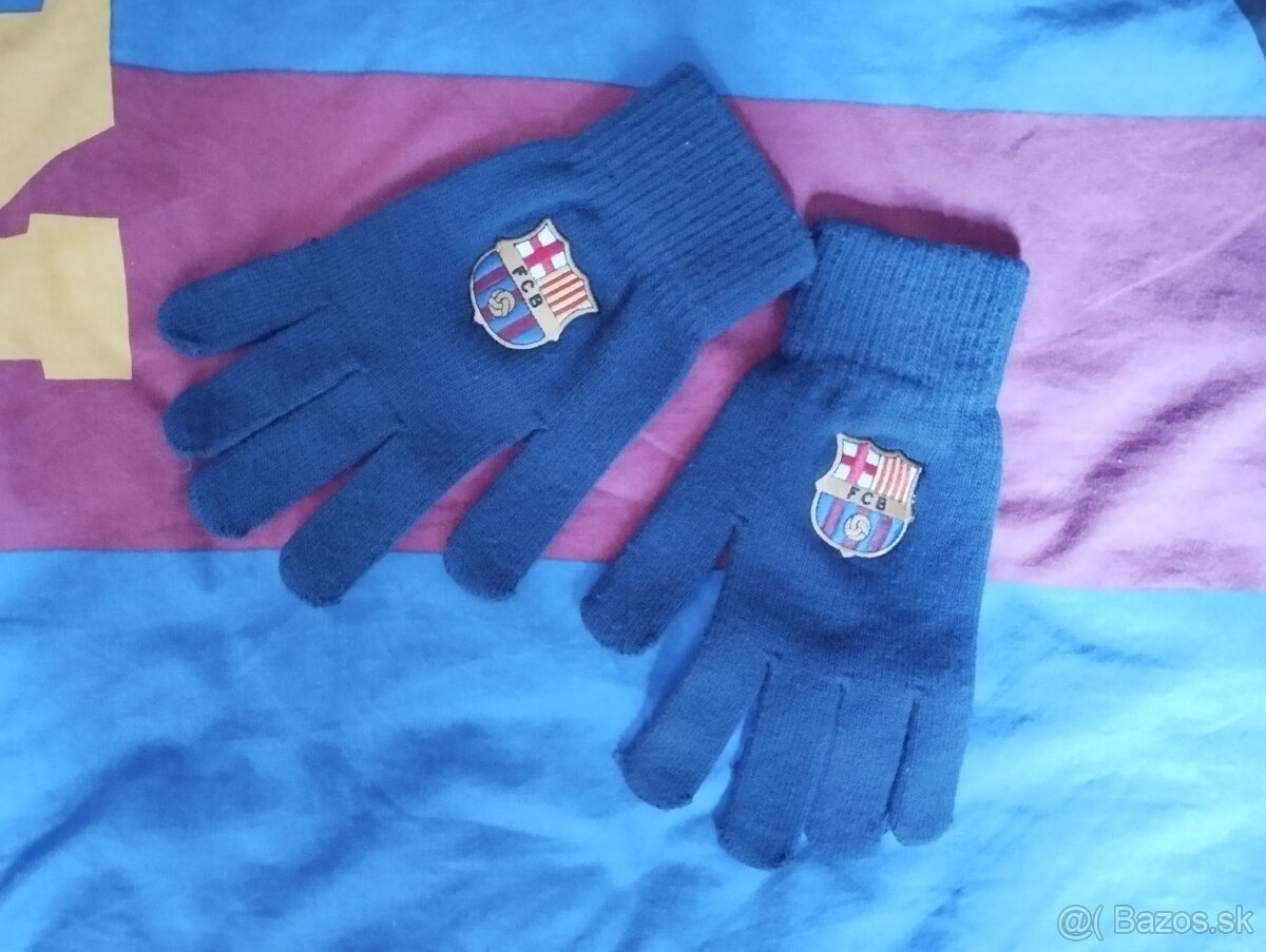 Zimné rukavice FC Barcelona
